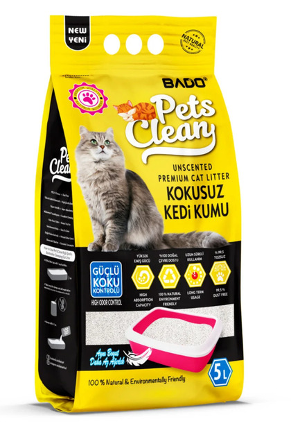 Astenut Cat Litter 5l – Υπερσυμπυκνωμένη, 99,5% χωρίς σκόνη, 100% χωρίς άρωμα