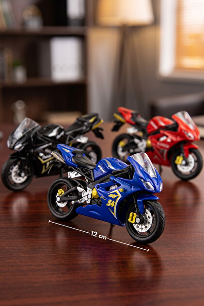 TUENGİ STORE Daytona 675 Diecast Model Motosiklet 1:18 Ölçek