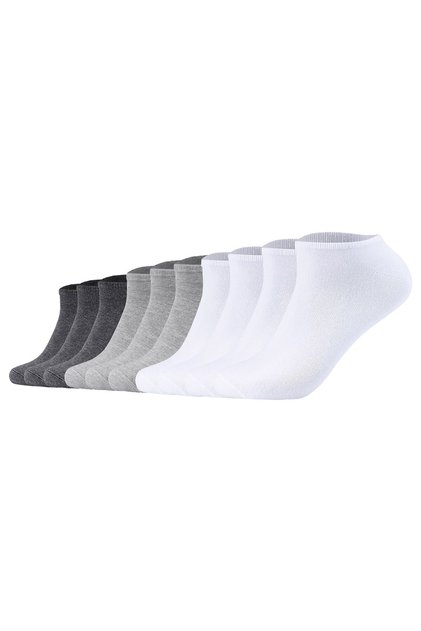 Packung mit 10 Unisex-Sportsocken – Einfarbig