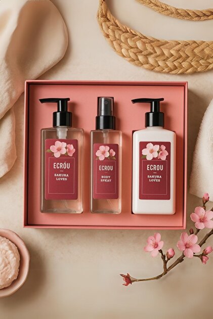 Ecrou Sakura Love Luxury Bakım Seti - Fiyatı, Yorumları