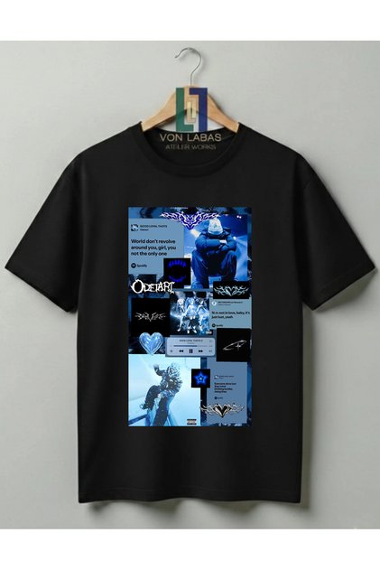 Odetari Themed Unisex Cotton T-Shirt Alternative Street Fashion