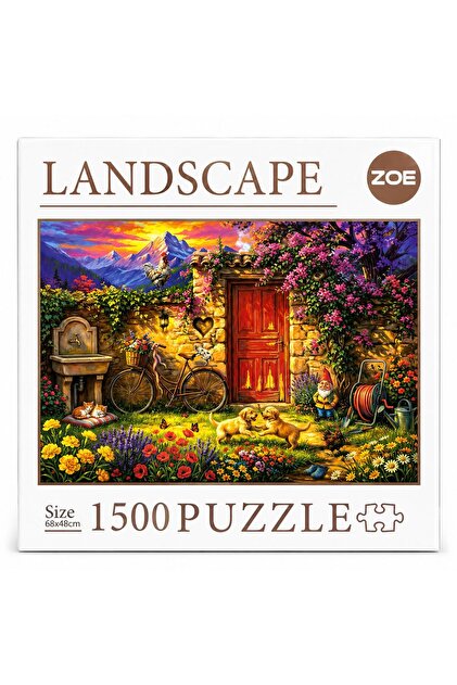 Zoe Puzzle 1500 Parça Masal Bahçesi Manzaralı - Fiyatı, Yorumları
