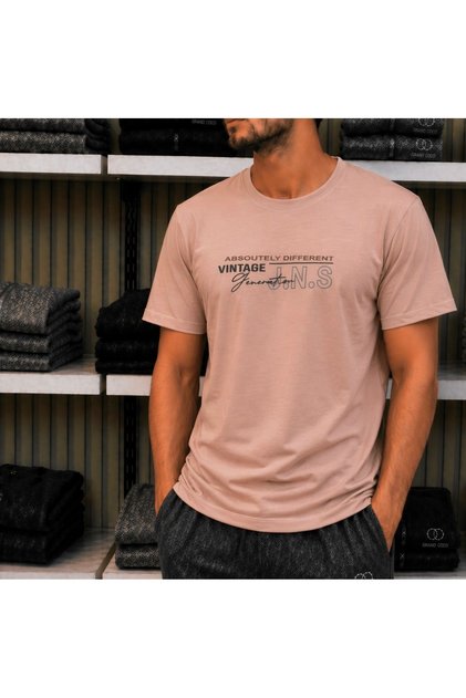 Men's vision lycra supreme fabric crew neck short sleeve t-shirt