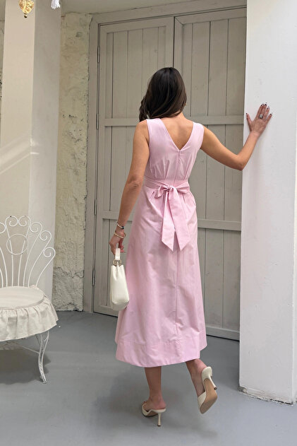 one size fits all summer dresses Cooling Built-In Shapewear Midi Tube Dress | Slimming main image 0