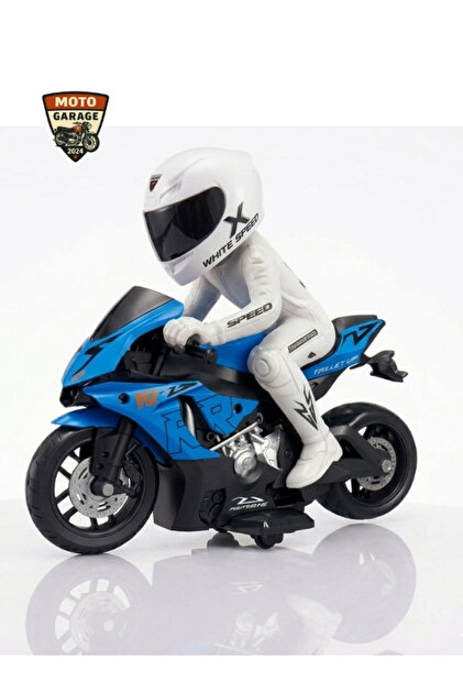 MotoGarage TH-Speed X Uzaktan Kumandalı RC Motosiklet Model - Mavi
