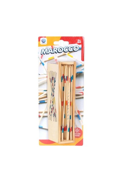 Настолна игра Мароко, 31 дървени клечки, За деца, Многоцветна