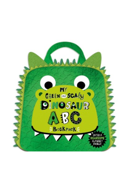 My Green and Scaly Dinosaur ABC Backpack Board