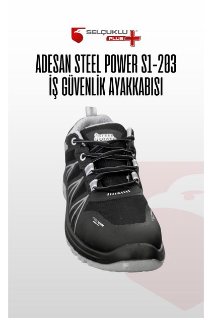 Steel Power S1-203 Kompozit Burunlu Su İtici Deri İş Güvenliği Ayakkabısı