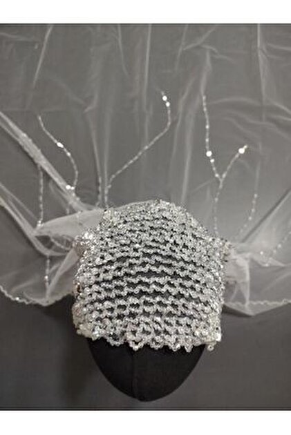 ZEN DUVAK White Spring Model Bridal Veil- Trendyol