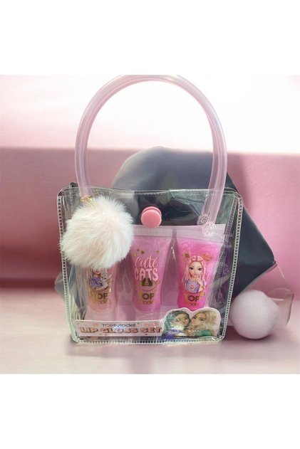 Süslü 3lü lipgloss çocuklar için