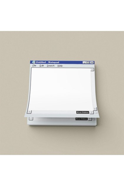 Notepad | Glue Cube Notepad (10X10Cm), 50 Sheets