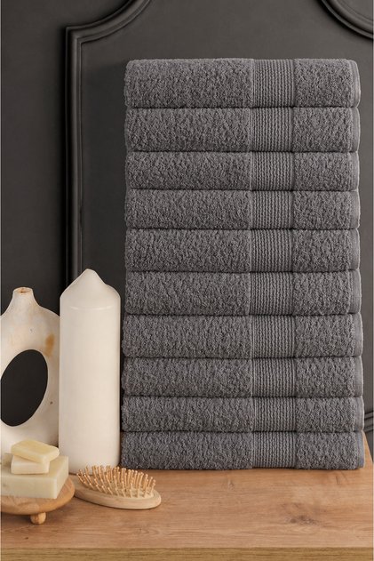 BLANC 10-Piece 50x90cm Hand, Face & Hair Towel Set | Towel | Hand Towel | Bath Towel | Dowry Towel