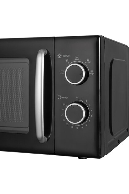 Cuptor cu microunde KOR-6S20K-2, 20 l, 700 W, Mecanic, Negru