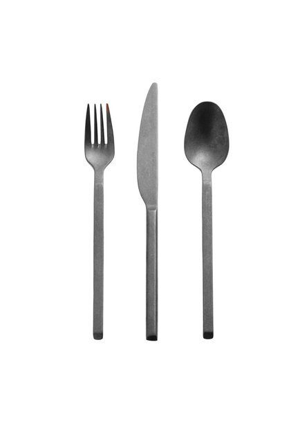 Hsr-P10012.198140006.022-Hisar Orlando 84 Piece Antique Model Fork Spoon Knife Set I