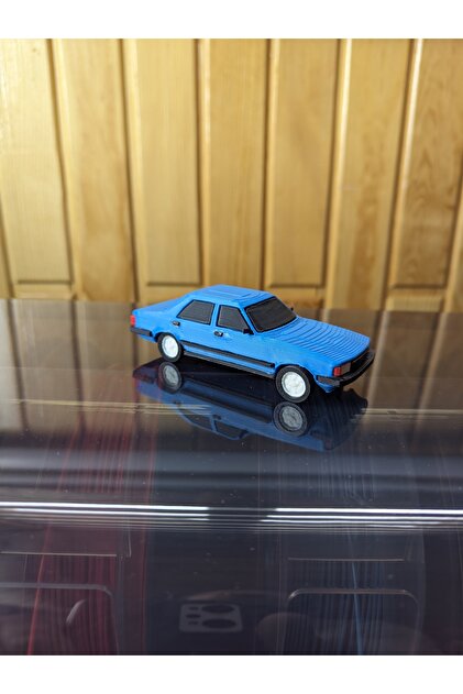 genelart Memonex Ford Taunus Uyumlu 3D Ölçekli Mavi Model Araba