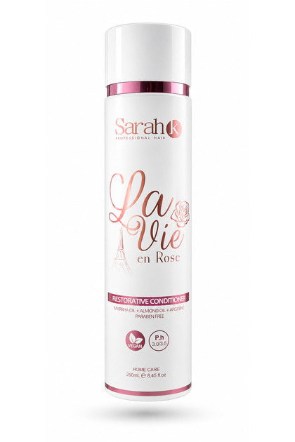 Sarah K La Vie en Rose Restorative Conditioner – Vegan, Paraben-Free with Myrrh and Argan Oil