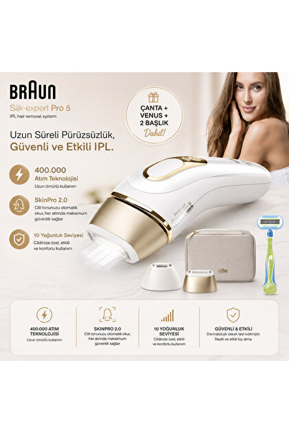 Braun Silk Expert Pro 5 400.000 Bin Atım Ipl Epilasyon Cihazı (2