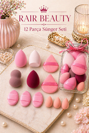 【新品】TRUFFOIRE 化粧品セット ZERAFET MAKYAJ SÜNGER SETİ 13'LÜ - Fiyatı, Yorumları