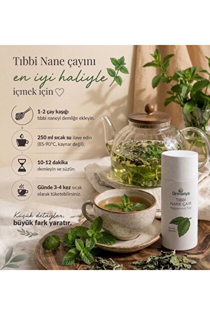 ORMANYA Tıbbi Nane Çayı - 50 Gr - Fiyatı, Yorumları