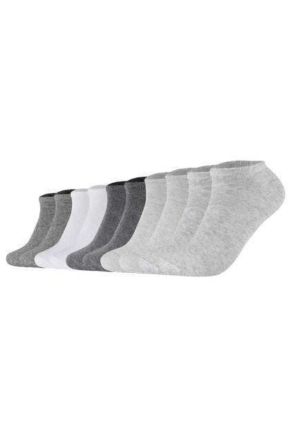 Packung mit 10 Unisex-Sportsocken – Einfarbig