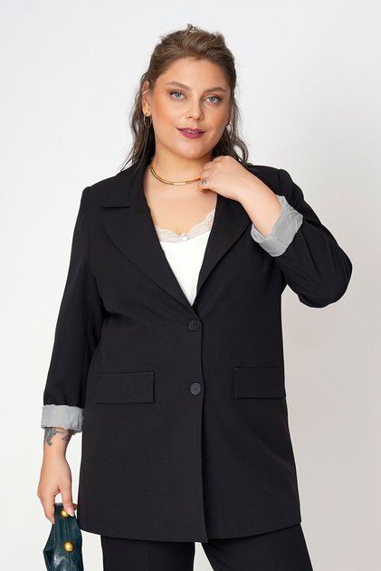 KIVRIK KOLLU BLAZER CEKET