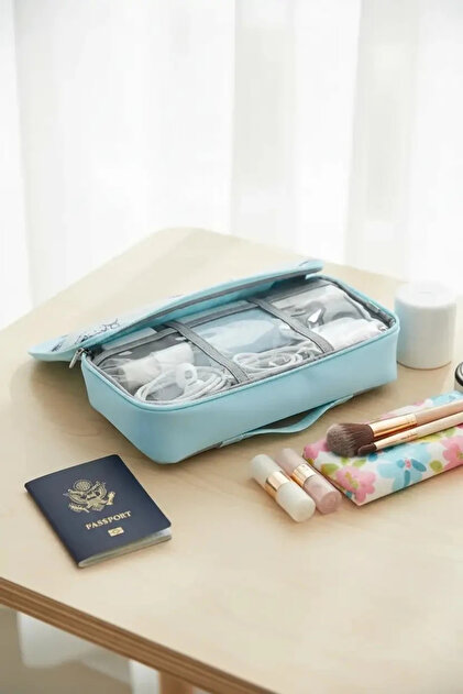 Miniso Sanrio Lisanslı Cinnamoroll Seyahat Çantası Seti 2 Adet