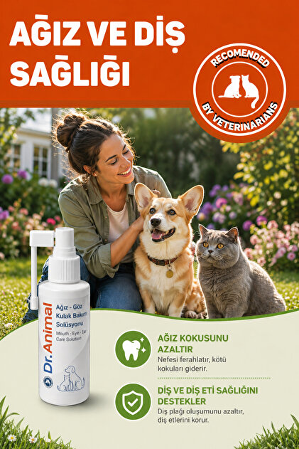 Dr. Animal Ağız, Göz, Kulak, Deri Bakım Solüsyonu 100 Ml - Fiyatı