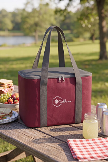 yu-tan Wallery Bags 36 Litre Isı Yalıtımlı Fermuarlı Klasik Kamp Piknik