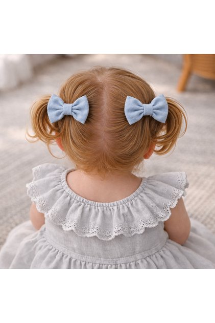 Soft Fabric Bow Buckle Set of 2