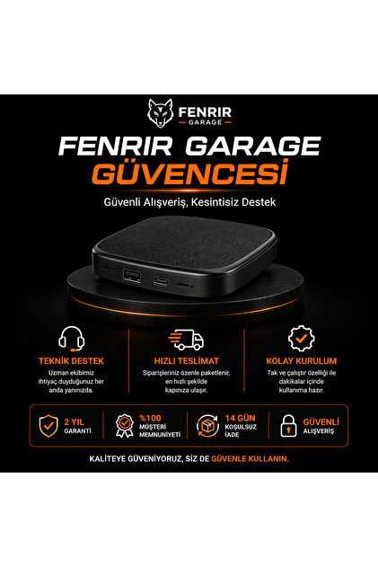 Fenrir Garage Car Ai Box, Carplay Ai Kutusu, Kablosuz Carplay