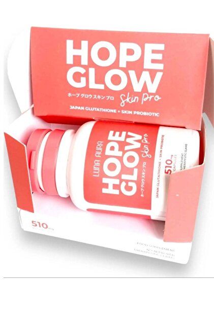Luna Aura HOPE GLOW Light SKIN Pro JAPAN GLUTATHION+SKIN PROBIOTIC 510MG  30CAP- Trendyol