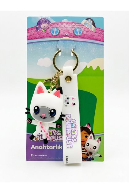 Gabbys Dollhouse Licensed Keychain, 6.5 cm X 3.3 cm