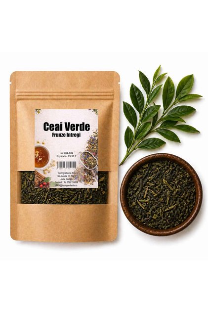 Ceai Verde (frunze intregi) - 500g- Bogat în antioxidanți naturali