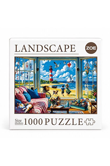 Zoe 1500 Parça Puzzle – Akdeniz Sokağı (85x60 cm) - Fiyatı, Yorumları