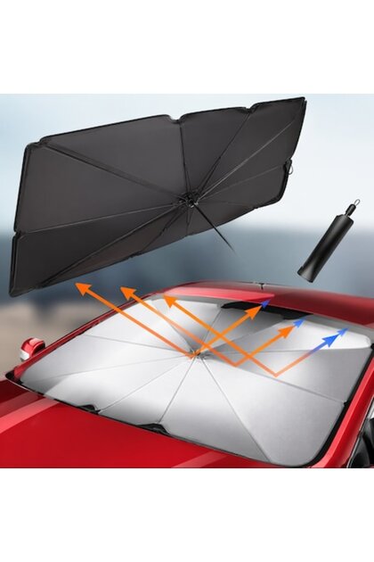 Parasolar auto pliabil - Protecție UV, Rezistență la căldură, Instalare rapidă, Compatibilitate universală