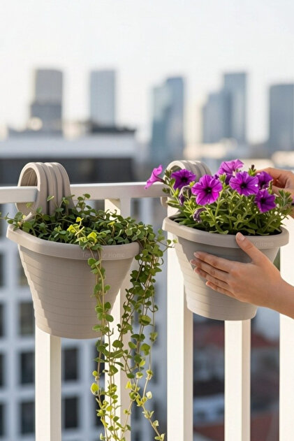 TEMMUZ HOME 2 Adet 3 Lt Tombik Dalgalı Küpeşte Korkuluk ve Balkon