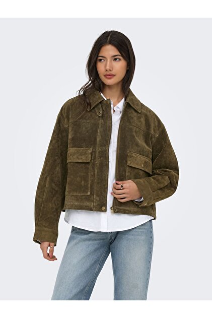 Jacke aus Wildleder ONLKAIA Jacke aus Wildleder