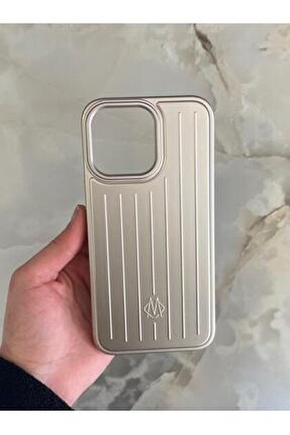 EFCASE Iphone 16 Pro Max Uyumlu - Rimowa Premium Valiz Desenli
