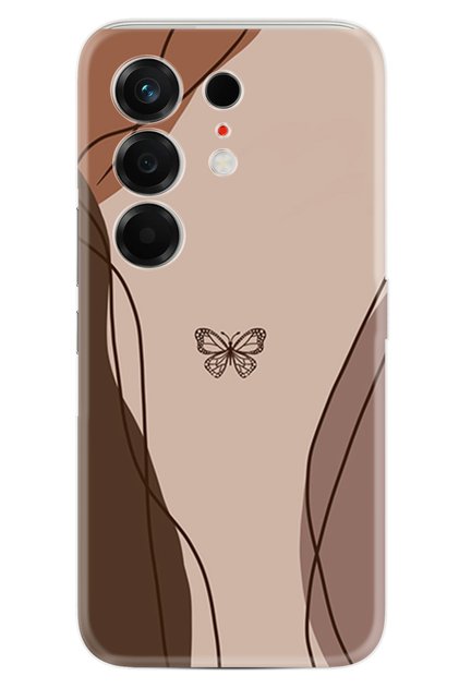 Camon 50 Kılıf Boutique Baskılı Resimli Kahve Kelebek Pcode -038
