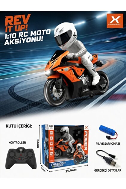 MotoGarage TH-Speed X Uzaktan Kumandalı RC Motosiklet Model