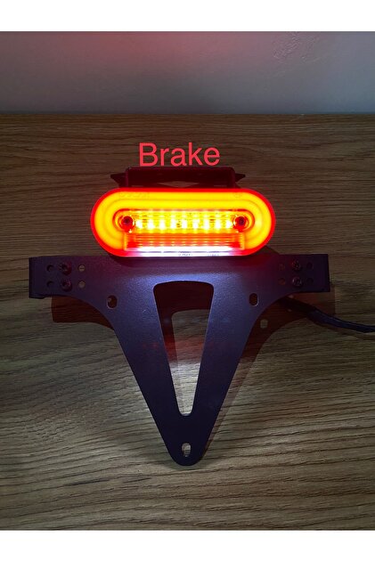 Bajaj Rs200 neon led stop plakalık model 3 ( plaka aydınlatmalı