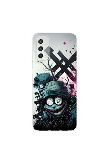 Samsung Galaxy M52 Compatible Aesthetic 6 Design Transparent Case