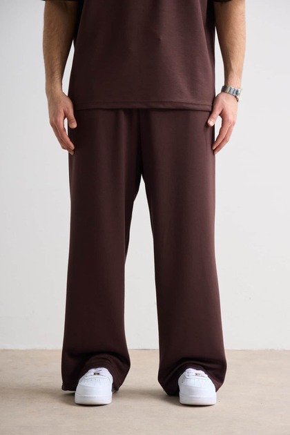 Basic Oysho Kumaş Baggy Fit Eşofman Altı