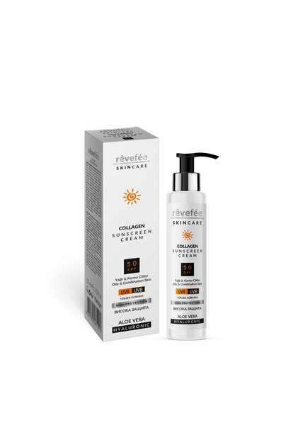 Skincare 125 ml Sunscreen for Oily and Combination Skin Collagen&aloe Vera&hyaluronic Acid