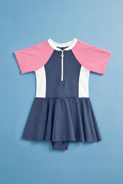 Sun Protection Girls' Swimsuit