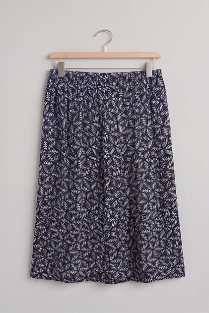 Women's Mother's Day Elastic Waist Mixed Patterned Push-Up Skirt