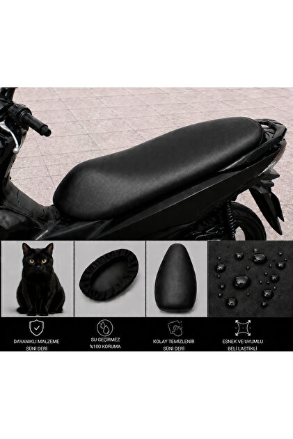Lambretta V200 Special Motosiklet Sele Kılıfı Su Geçirmez Sele Koruma