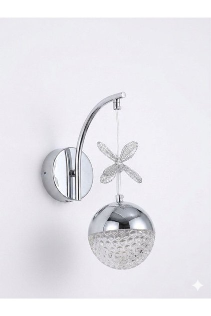 Lighting 3 Color Led Chrome Plated Candy Sconce