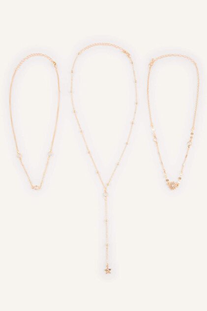 Women's 3-Piece Necklace H3610Axns