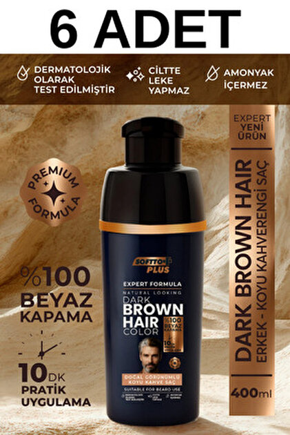 Softto Plus Expert Men Dark Brown Hair Color – Koyu Kahve